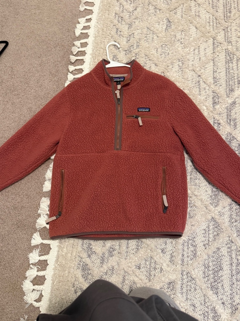 Patagonia Women’s Red/Pink Quarter-Zip Fleece